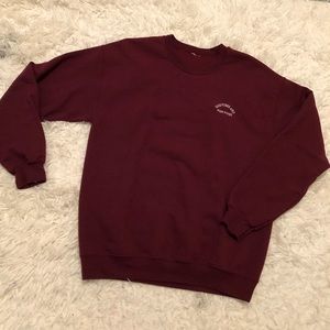 Maroon sweatshirt